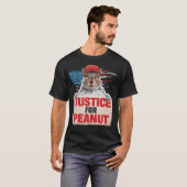 T-shirt Justice Pour L'Arachide L'Écureuil Tee - Esquir D' (Devant entier)