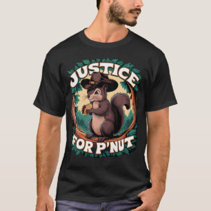 T-shirt Justice Pour P'Nut - Mignonne Aiguille D'Écureuil 