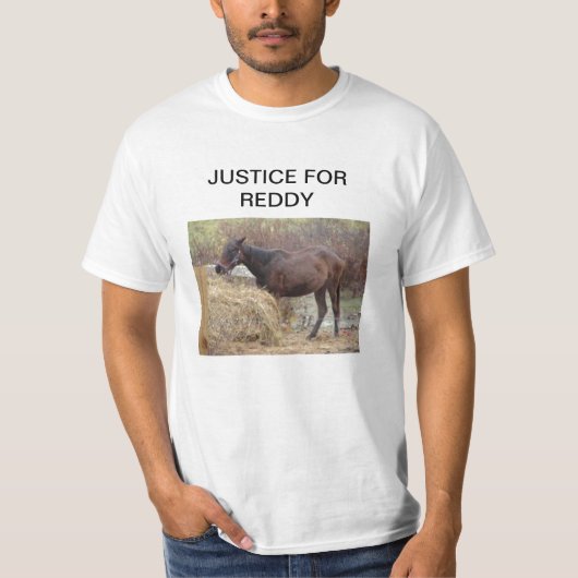 T-SHIRT JUSTICE POUR REDDY (Devant)