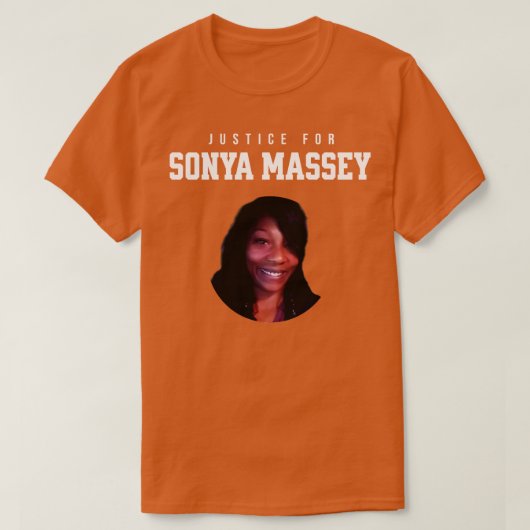 T-shirt Justice pour Sonya Massey Tribute 1 (Design devant)