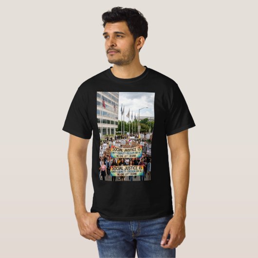 T-shirt Justice sociale (Devant entier)