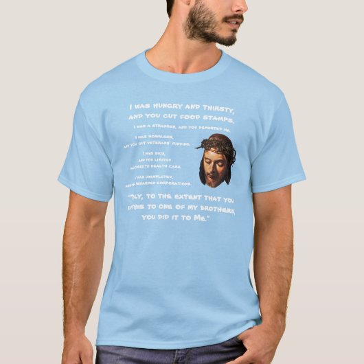 T-shirt Justice sociale Jésus (Devant)