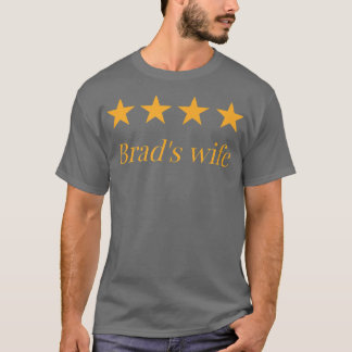 T-shirt justiceforbradsfemme Brad's Wife Four Stars