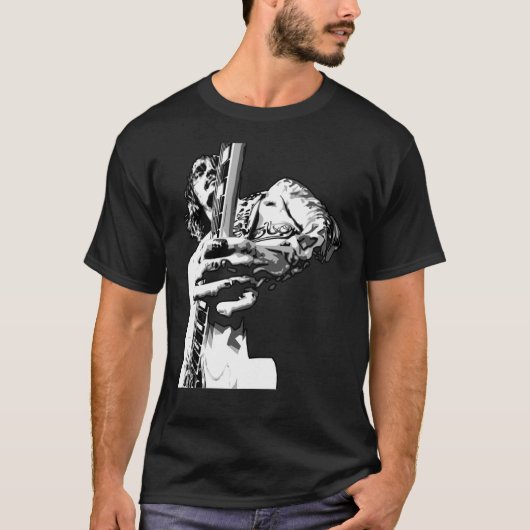 T-shirt Justin Hawkins Est Un Dieu Rock (Devant)