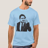 T-shirt Justin Trudeau. (Devant)