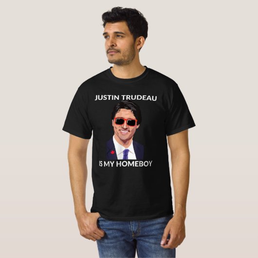 T-shirt Justin trudeau cool (Devant entier)