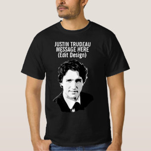 T-SHIRT JUSTIN TRUDEAU PERSONNALISÉ