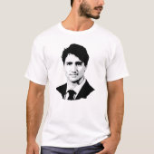 T-shirt Justin Trudeau Portrait (Devant)