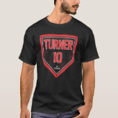 T-shirt Justin Turner Home Plate Gameday Justin Turner Los (Devant)