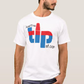 T-shirt JustTheTipSF.com (Devant)