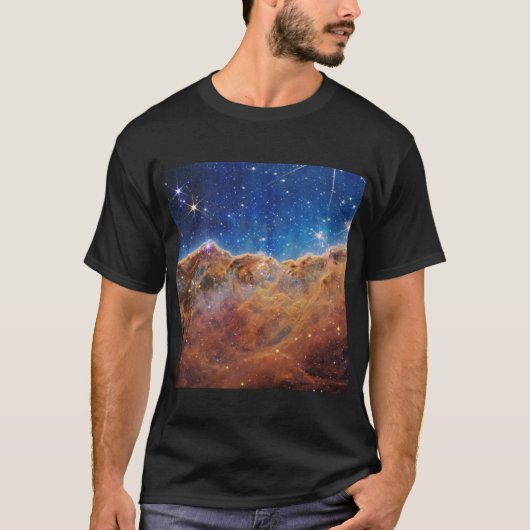 T-shirt JWST James Webb Télescope Spatial Falaises cosmiqu (Devant)