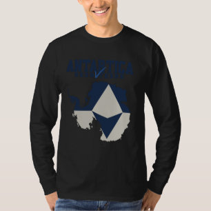 T-shirt J'y étais Carte Drapeau de l'Antarctique Pôle Sud