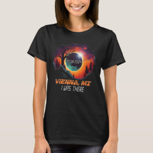 T-shirt J'Y Étais Total Solaire Eclipse Vienne Michigan MI