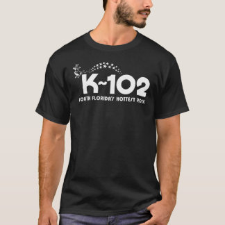 T-Shirt K102 MIAMI FT LAUDERDALE LOGO RÉTRO