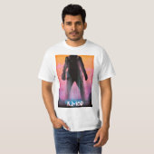 T-shirt K2-18b exoplanète art spatial (Devant entier)