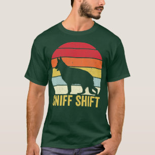 T-shirt K9 Agent de police Chien de police Vintage Sniff S