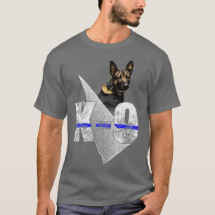 T-shirt K9 Chien Malinois Belge Awesome Police Sheriff