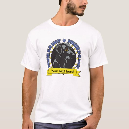 T-shirt K9 labrador retriever (Devant)