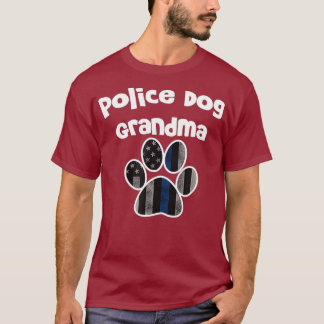 T-shirt K9 Police grand-mère police chien grand-mère Sheri
