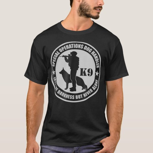 T-shirt K9    Spécial Operations Chien Handler (Devant)