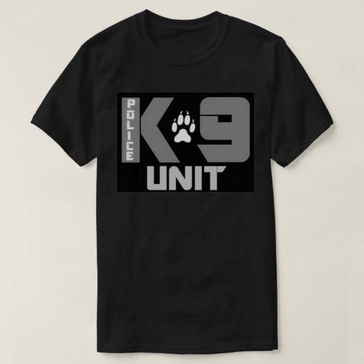 T-SHIRT K9 UNITÉ POLICE 1 (Design devant)