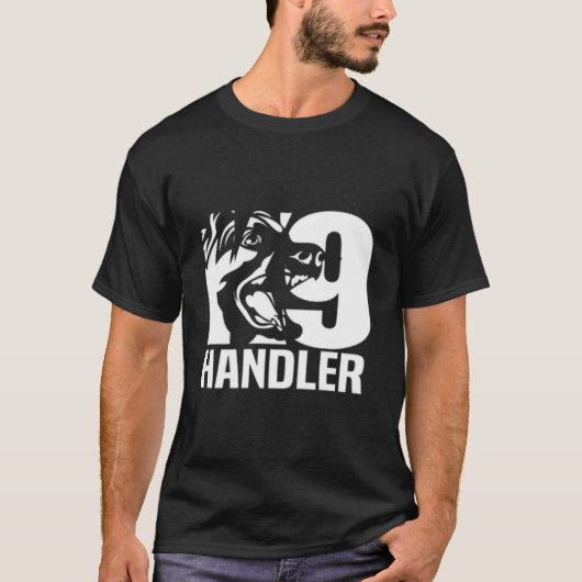 T-shirt K-9 Handler Police Sheriff Cops Law Enforcet Duty (Devant)