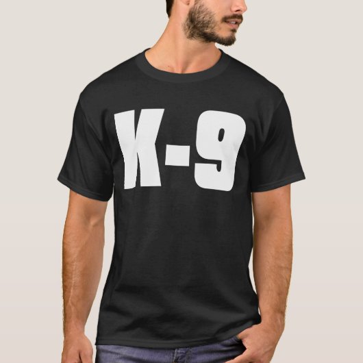 T-shirt K-9 noir (Devant)