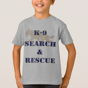 T-shirt K-9 Search and Rescue GSD