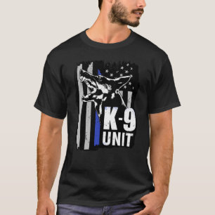 T-shirt K-9 unité - berger allemand d'unité de police