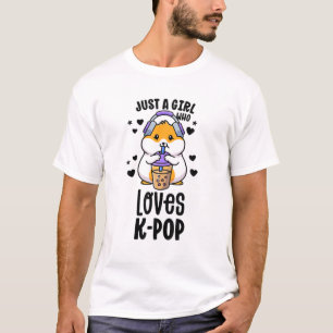 T-shirt K Cadeaux De Pop Pour Ados Fille Kawaii Kpop Hamst