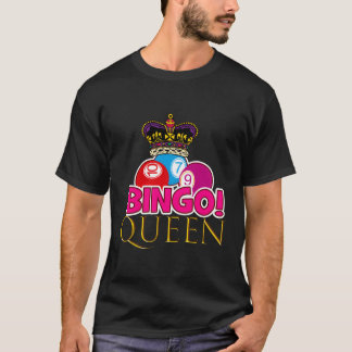T-shirt K Gold Bingo Queen pour