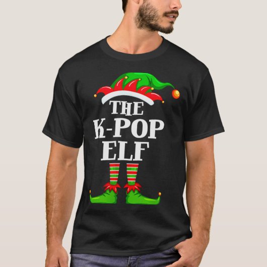 T-shirt K-p Elf Matching Family Group Christmas Party Pyja (Devant)