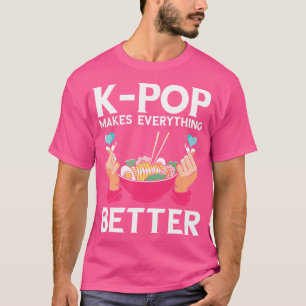 T-shirt K-Pop Cœur Ramen Rend Tout Meilleur K-Pop Mu