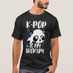 T-shirt K Pop est ma thérapie K Pop Panda Ados Panda Kpop