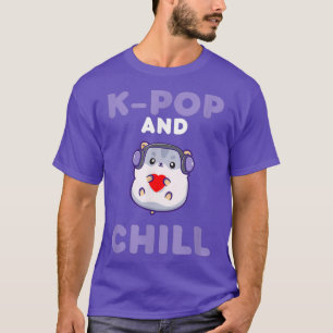 T-shirt K-Pop et Chill Kawaii Hamster - Corée Pop Music