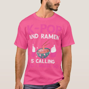 T-shirt K-Pop Et Ramen Heart Musique Coréenne K-Pop Music