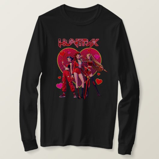 T-shirt K-pop long sleeve shirt  (Design devant)