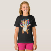 T-shirt K-pop Music Tiger Dancing (Devant entier)