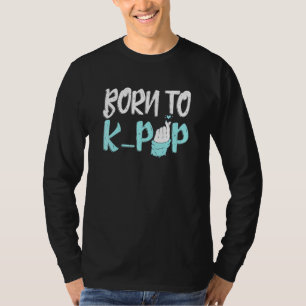 T-shirt K Pop Né À K Pop Music Coréen Finger Heart K Dr.