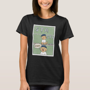 T-shirt K-Pop STAAA Chien Errant Blague de Fanclub