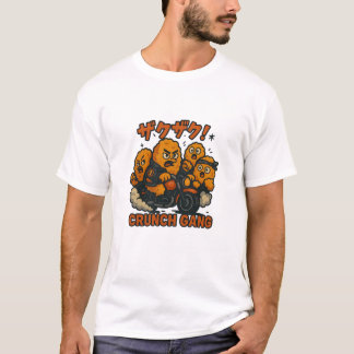 T-shirt Kaarage Crunch Gang – Friandise de rue Kawaii