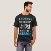 T-shirt Kabaddi Kabadi distrait (Devant entier)