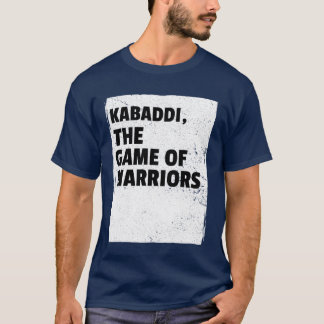 T-shirt Kabaddihe Jeu de guerriers Sport ami rétro