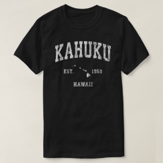 T-shirt Kahuku Hawaii Hi Sport sportif Vintage Design 