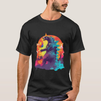 T-shirt Kaiju Anniversaire Funny Boys Anniversaire Monster