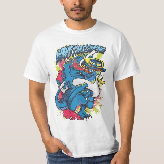 T-shirt Kaiju Beach Day Splash Tee (Devant)