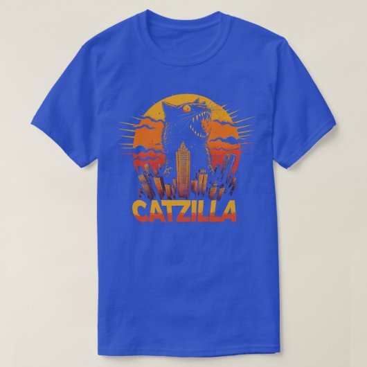 T-shirt Kaiju Chat Monster Catzilla 1 (Design devant)