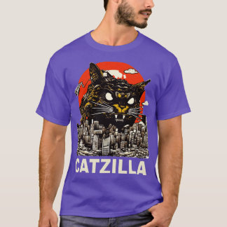 T-shirt Kaiju Chat Monster Catzilla 4