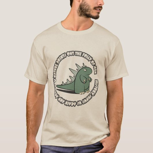 T-shirt Kaiju classique (Devant)