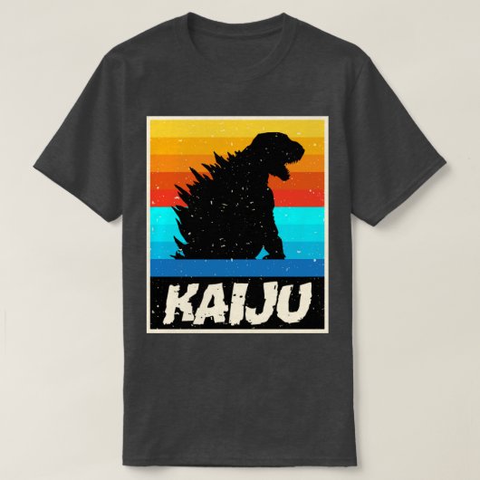 T-shirt kaiju coloré (Design devant)